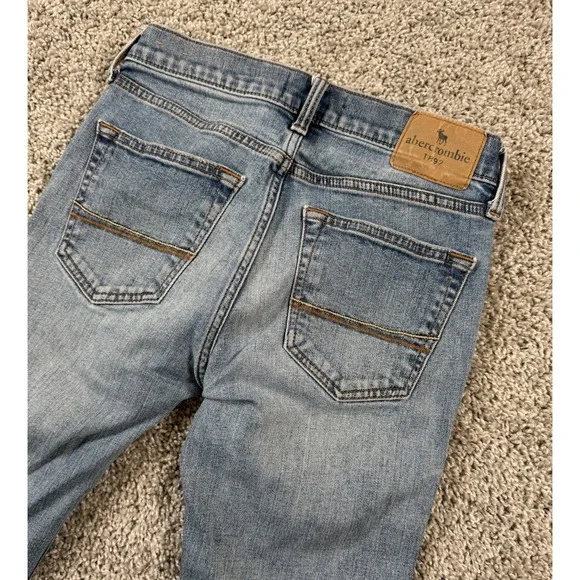 Abercrombie Kids Straight Jeans Medium Wash Casual Denim Girls 13 / 14 - Picture 6 of 9